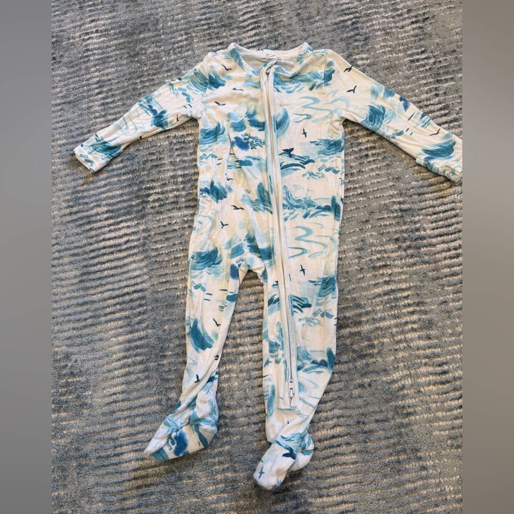 Angel Dear Aqua and Cream Kids One Piece